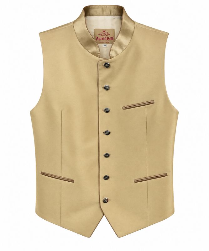 Herrenweste „Dusty Rose“ - Creme