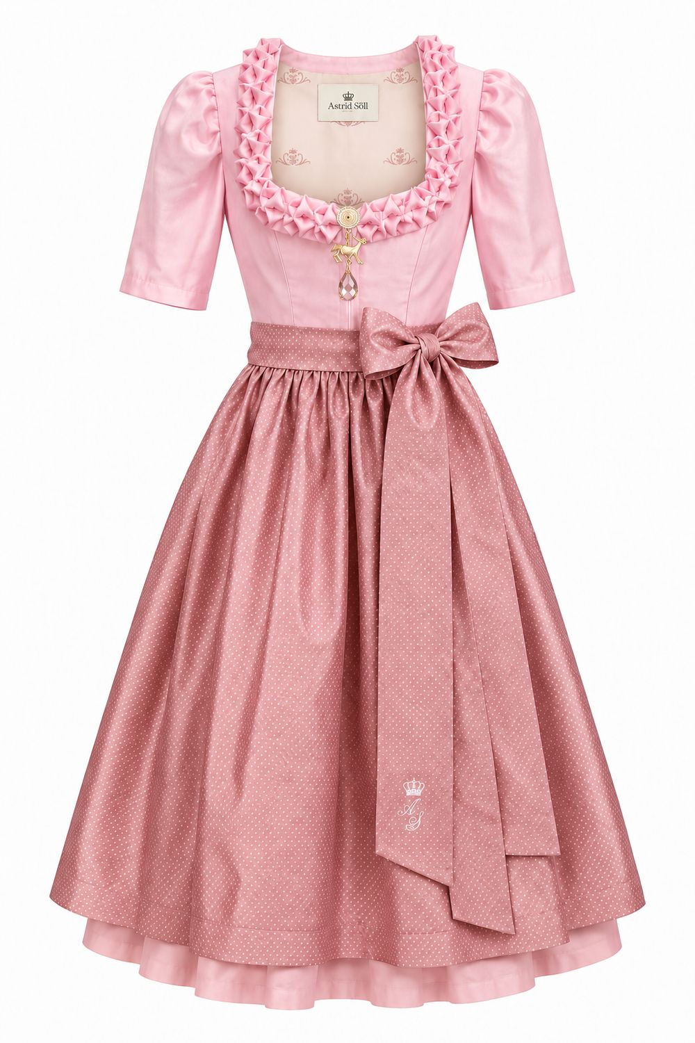 Dirndl „Rosalie“ mit abknöpfbarem Kurzarm