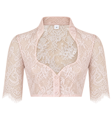 Spitzenbluse „Betti“ 3/4-Arm rosa