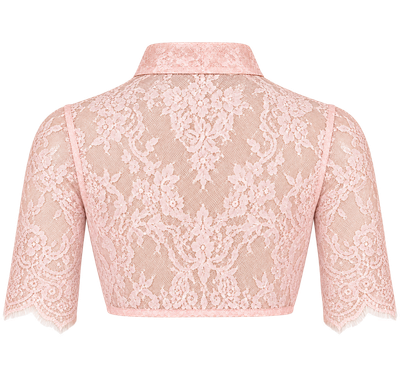 Spitzenbluse „Betti“ 3/4-Arm rosa