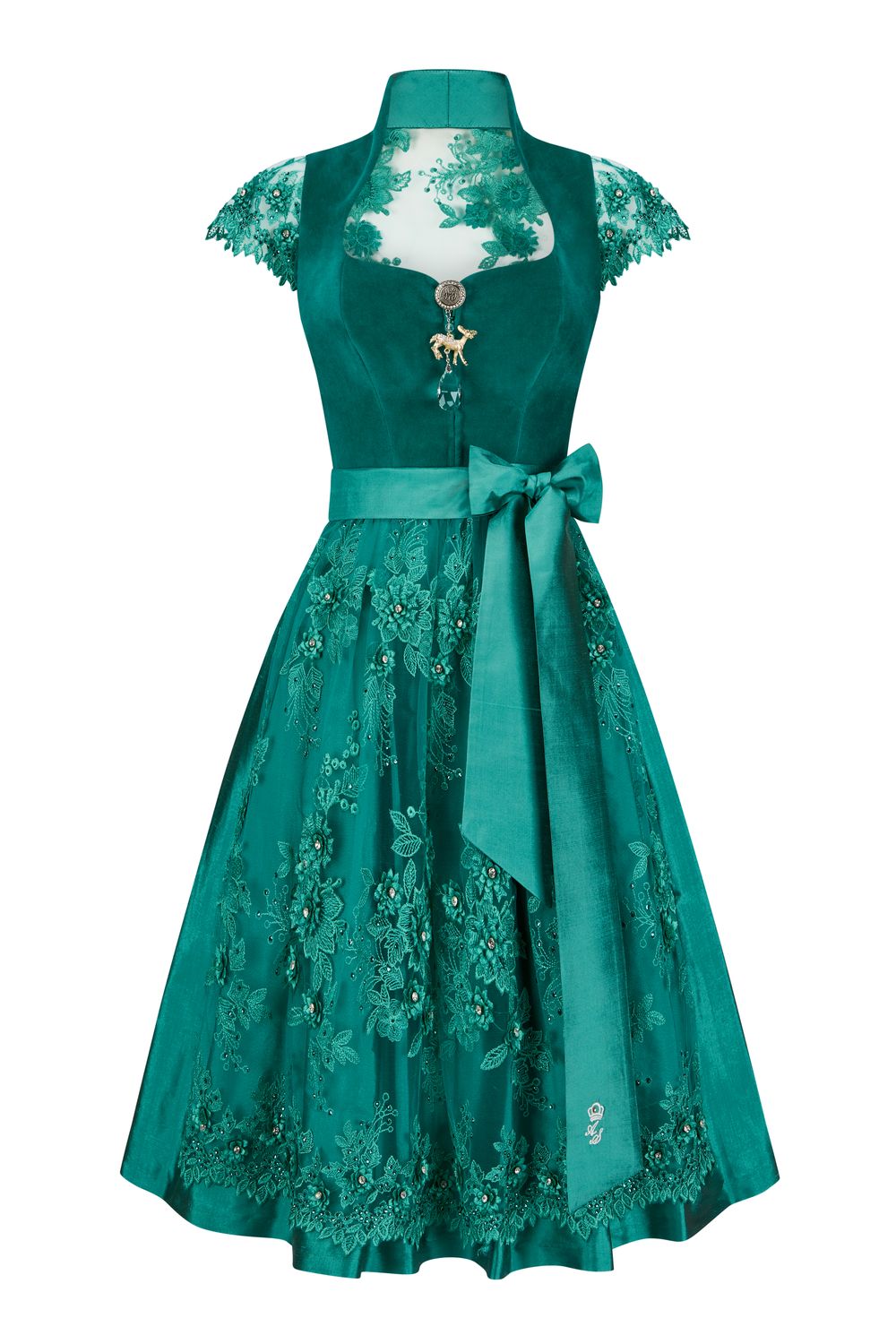 Dirndl „Katharina" mit Spitzenrücken