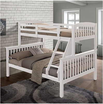 Brookings Twin/Full Bunk Bed - White