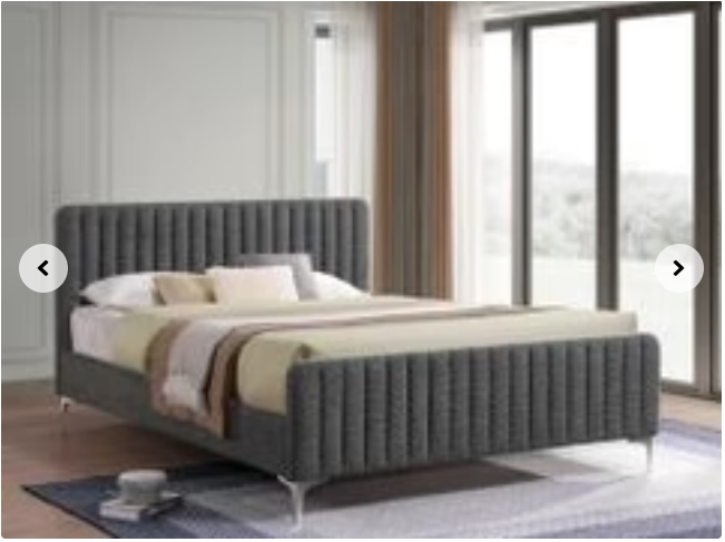 Upholstered Bed Frame | NX7006 (Dark Grey)
