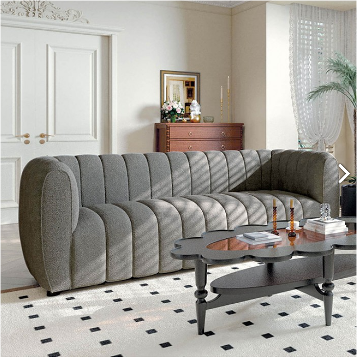Aversa Combo  Grey - Loveseat + Sofa