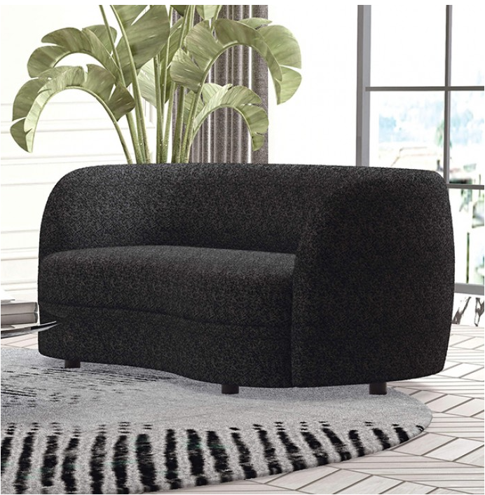 Versoix Loveseat - Black