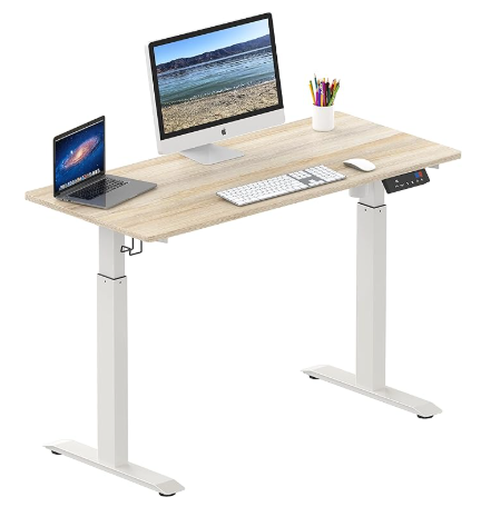 Memory Preset Electric Height Adjustable Standing Desk, 44 x 24 Inches