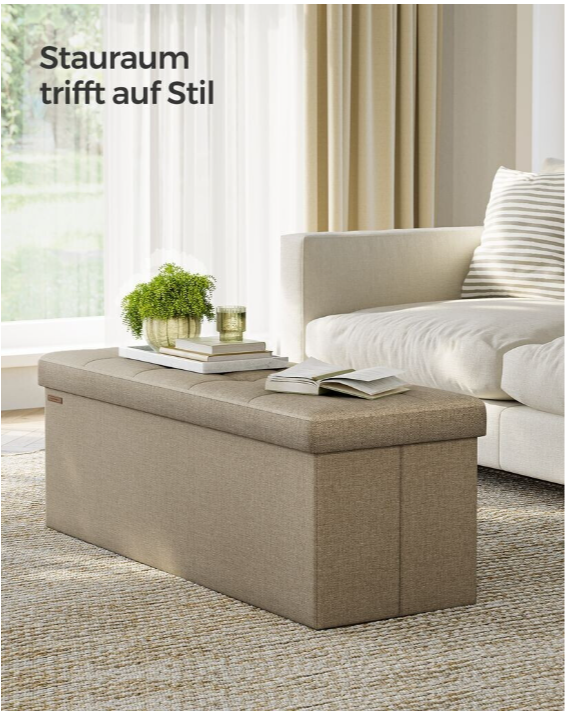 110cm Storage Bench, Ottoman