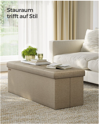 110cm Storage Bench, Ottoman