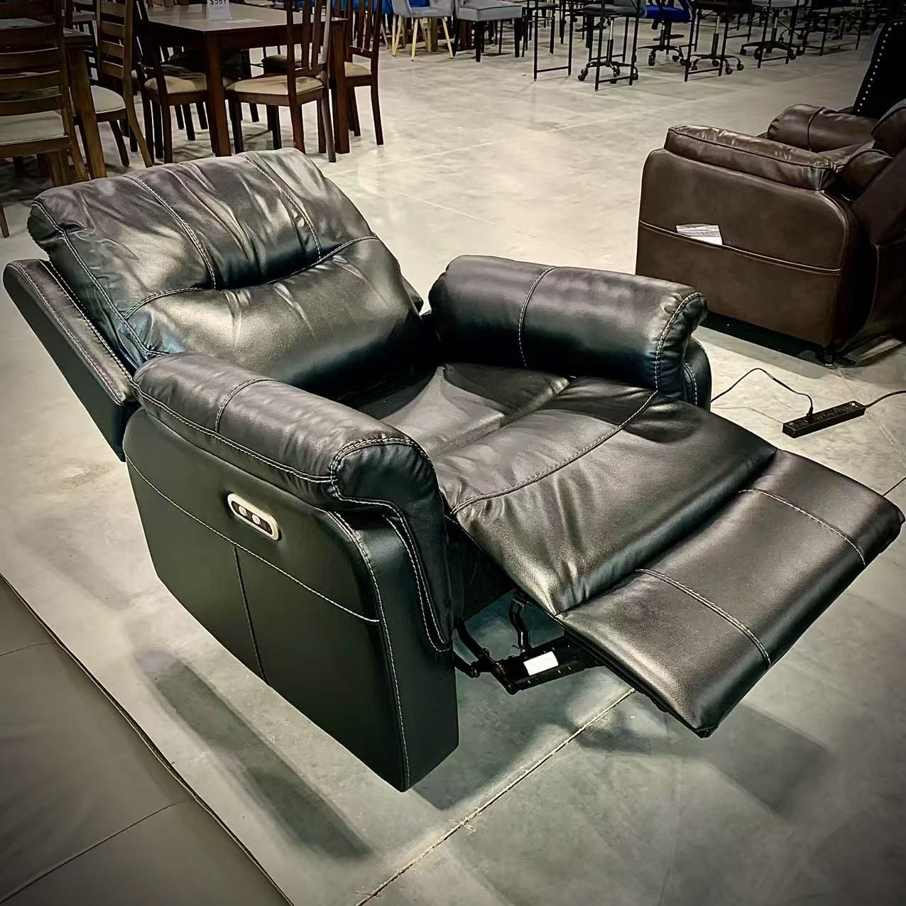 Electric PU Leather Recliner chair for Living Room, Office,