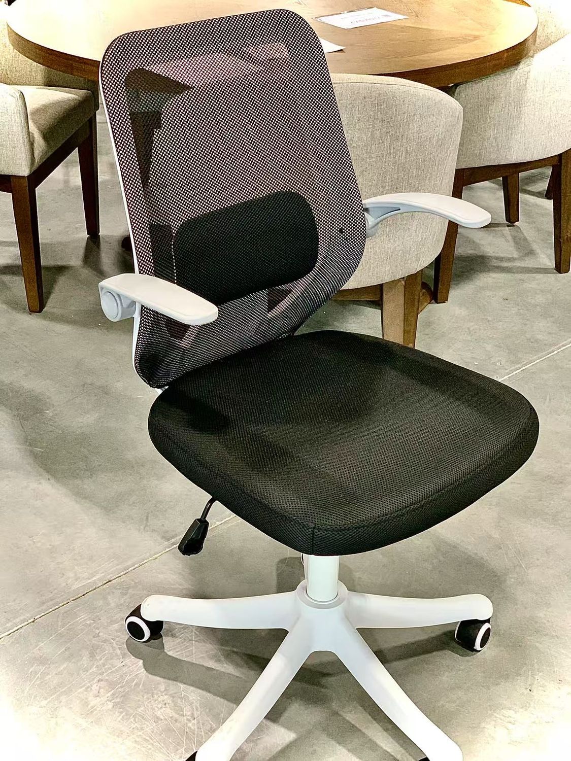 BestOffice Home Office Chair Ergonomic Computer Mesh Chair Executive Rolling Swivel with Lumbar Support Flip-Up Armrest for Adults,Black