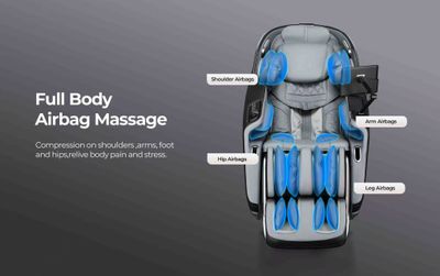 4D Massage - Shiatsu Massage Chair Full Body and Recliner Zero Gravity Electric 4D