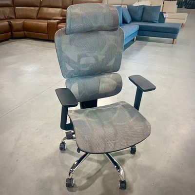 HOMCOM Ergonomic Office Chair 921-819V00BK - Grey Mesh & Fabric Recliner with 360° Swivel & Height Adjustment, Padded Armrests, Sleek Modern Design for Home Office, Workstation & Chair, Office Chair HOMCOM Ergonomic Office Chair 921-819V00BK - Grey Mesh & Fabric Recliner with 360° Swivel & Height Adjustment, Padded Armrests, Sleek Modern Design for Home Office, Workstation & Chair, Office Chair
