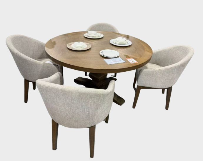 Contemporary ROUND TABLE SET 5PC