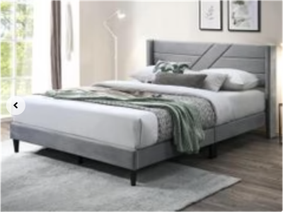 Upholstered Bed Frame | TM7102 (Dark Grey) Upholstered Bed Frame | TM7102 (Dark Grey)