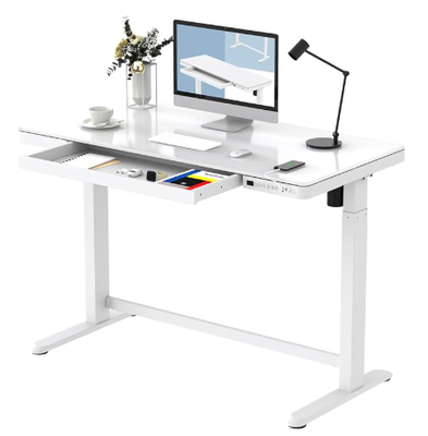 Flexispot Electric Height Adjustable Standing Desk with Drawer 48 x 24 Inch