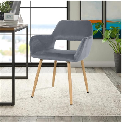 ​Dinning Chair - Kitchen Chairs PU Leather Armrest Side Chair