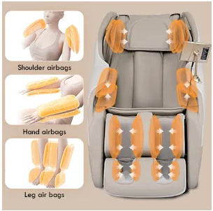 Opeb Box 3D - SL-Track Massage Chair with Full body zero gravity massage recliner chair for full body heated recliner heated massage chair home/office Beige