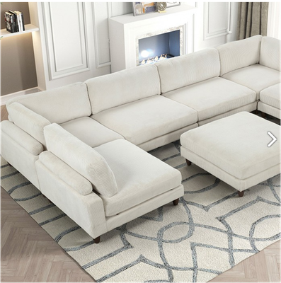 Dagenham Sectional - Combo  Two Corner, Four Armless and One Ottoman