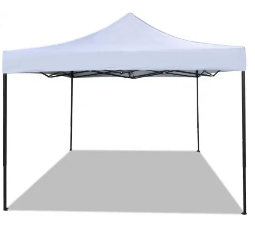10x10 Pop Up Canopy Tent Party Tent Ez Up Canopy Sun Shade Wedding Instant Folding Protable Better Air Circulation Outdoor Gazebo, Blue/White