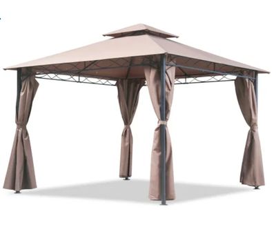 Canopy tent Gazebo 10' X 13' Grill gazebo for Patios bbq Outdoor Patio Large Garden Top Gazebo with Sidewall Party Tent