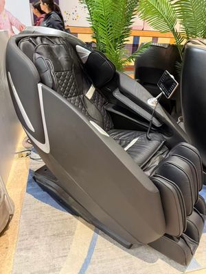 4D Full Body Zero Gravity Recliner with SL Track, Yoga Stretch, Heat, Foot Roller, Retractable Pedal, Armrest Controls, Rolling Base