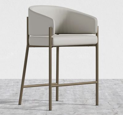 ANTIQUE BRUSHED BRASS FRAME-TRENTO TAUPE