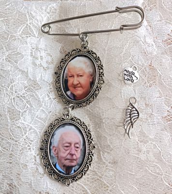 Bouquet photo charms
