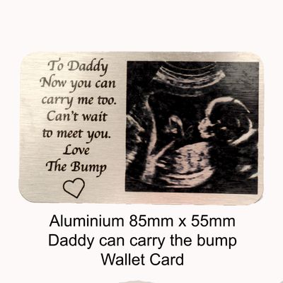 Daddy can carry the bump
