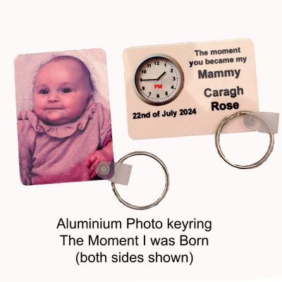 The moment you became a Mummy keyring