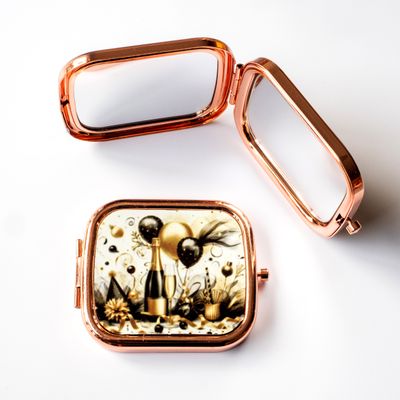 Personalised compact make-up mirrors