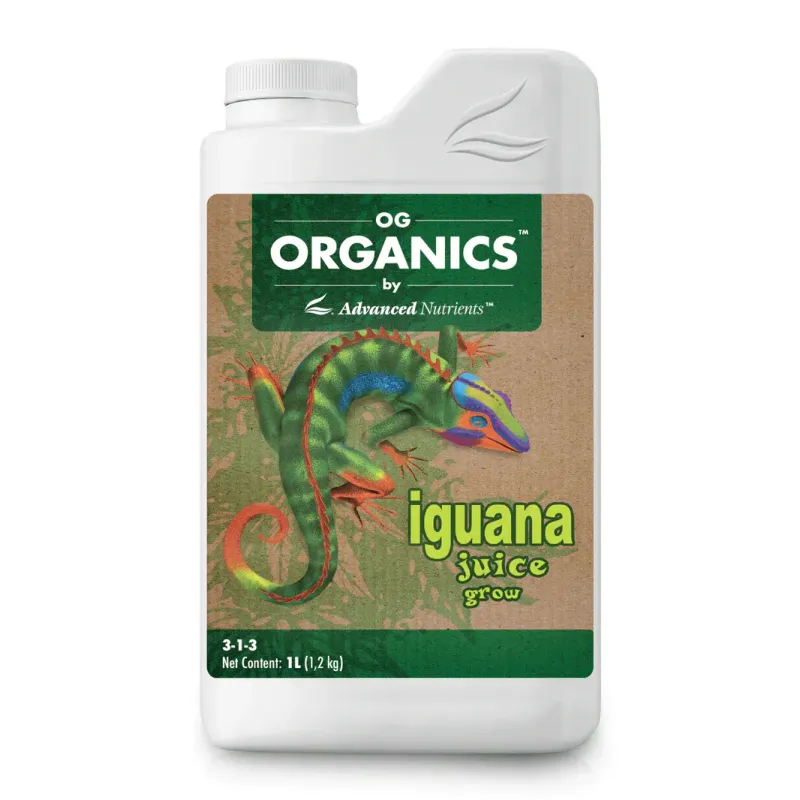 OG Organics Iguana Juice Grow | 1L | Advanced Nutrients OG Organics Iguana Juice Grow | 1L | Advanced Nutrients