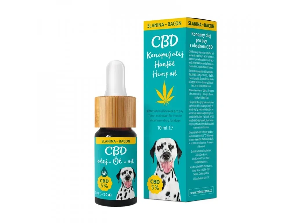 CBD Öl für Hunde | 5% CBD mit Bacon-Geschmack