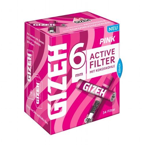 Active Filter PINK | 34 Stück 6mm | GIZEH