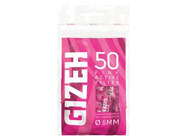 Active Filter 50Stück 6mm | PINK | GIZEH