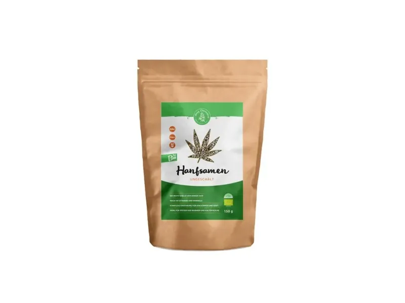Hanfsamen BIO (ungeschält, 150g) Hanfsamen BIO (ungeschält, 150g)