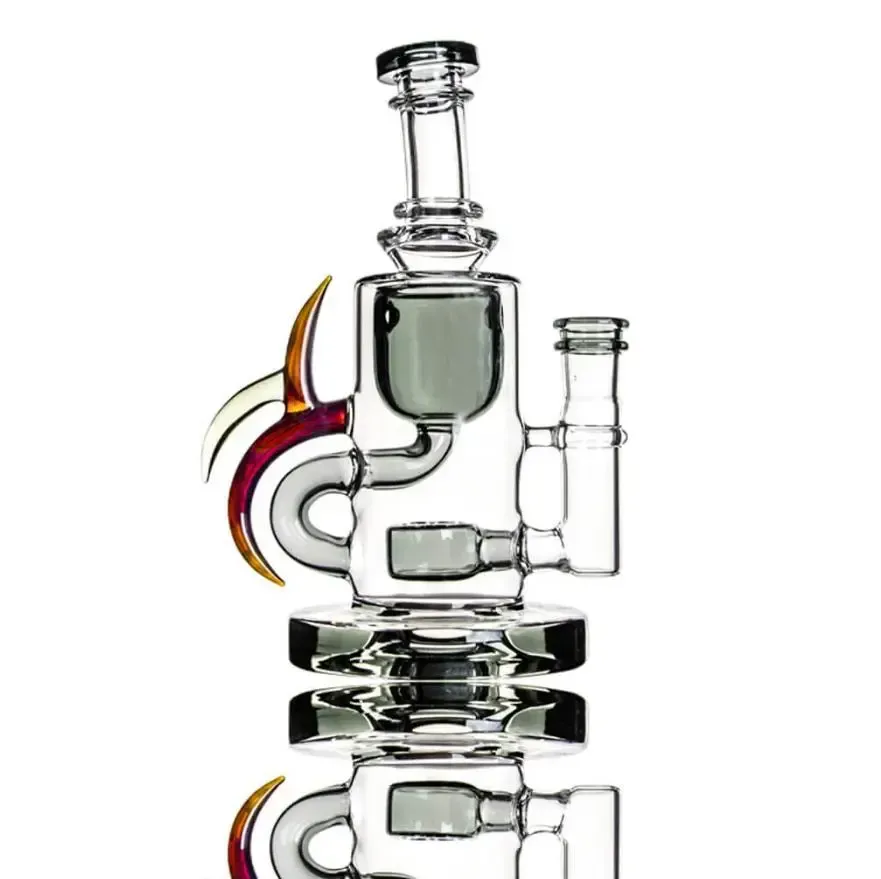 Recycler "Ribbing Horn" | grün mit rot | Cali Bear