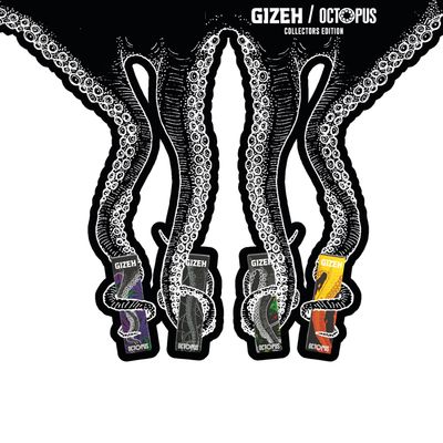 GIZEH x Octopus Limited Edition | King Size Slim + Tips | 4er Pack | GIZEH GIZEH x Octopus Limited Edition | King Size Slim + Tips | 4er Pack | GIZEH