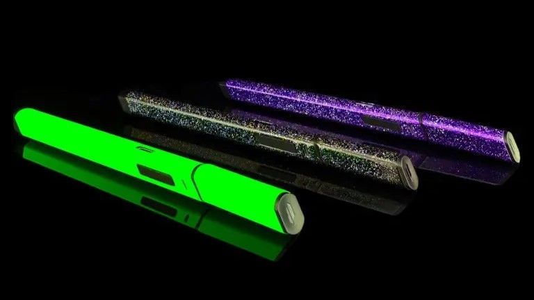 Hot Knife SPECIAL: PUFFCO X CADILLAC CLIFFS COATING | Black Rainbow Dichro | Puffco