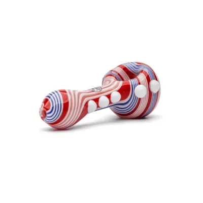 Spoon Pipe | Wig Wag White | Roots Glass