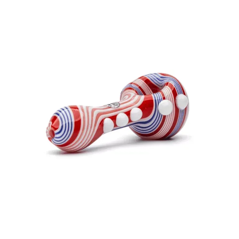 Spoon Pipe | Wig Wag White | Roots Glass