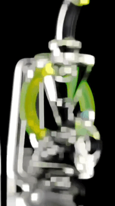 PuffCo PEAK ATTACHMENT | SUPERIOR GILLY in SLIME GREEN | mit zwei Opalen