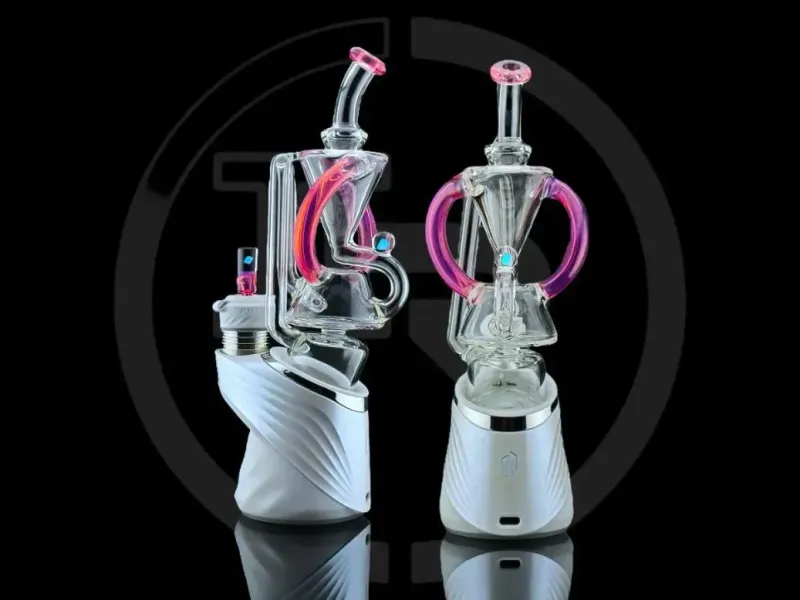 PuffCo PEAK ATTACHMENT | SUPERIOR GILLY in PINK | mit zwei Opalen