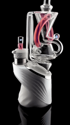 PuffCo PEAK ATTACHMENT | SUPERIOR GILLY in LILA | mit zwei Opalen