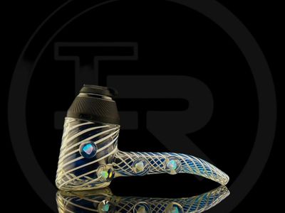 PuffCo PROXY ATTACHMENT | Reticello White mit VIER OPALEN