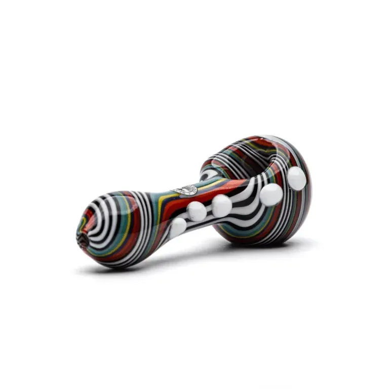 Spoon Pipe | Wig Wag Rainbow | Roots Glass Spoon Pipe | Wig Wag Rainbow | Roots Glass