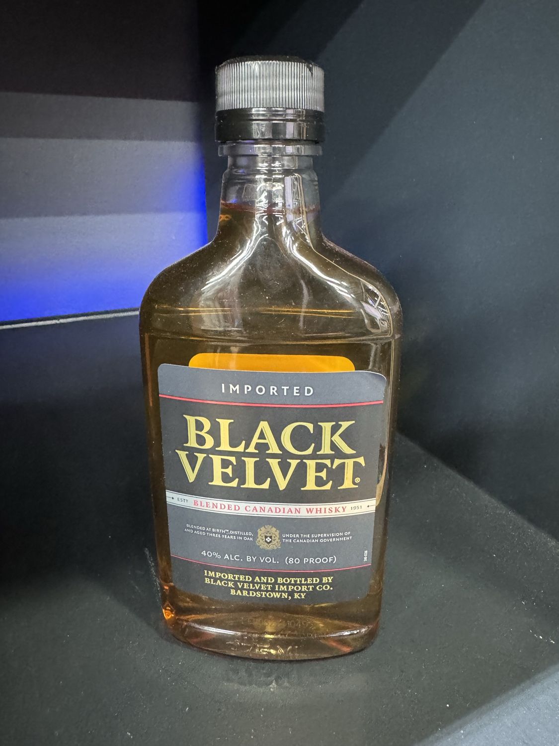 BLACK VELVET WSKY 375ML