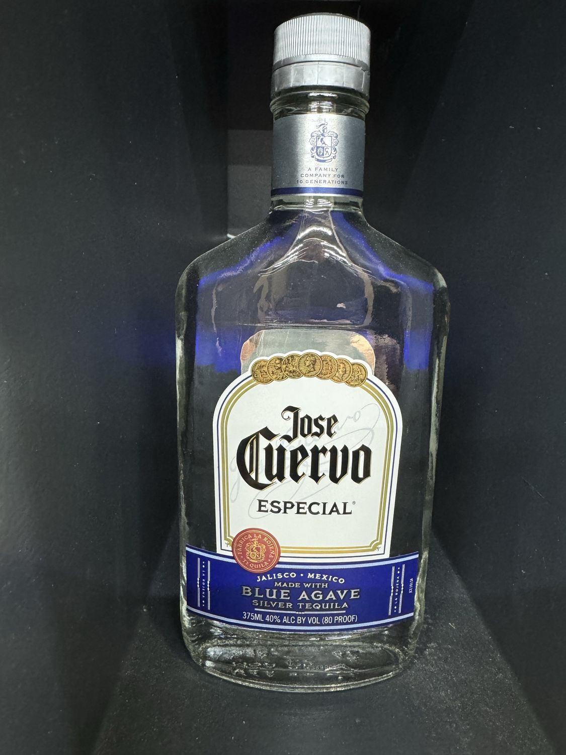 JOSE CUERVO ESP SILVER 375ML