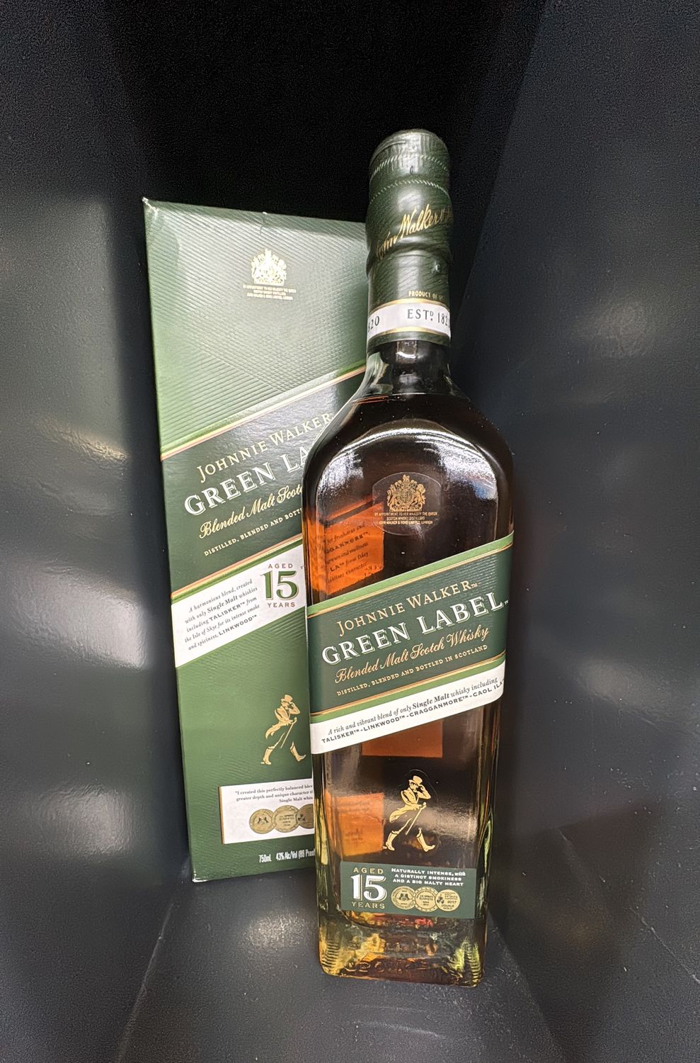 JOHNNIE WALKER GREEN 15YR 750ML