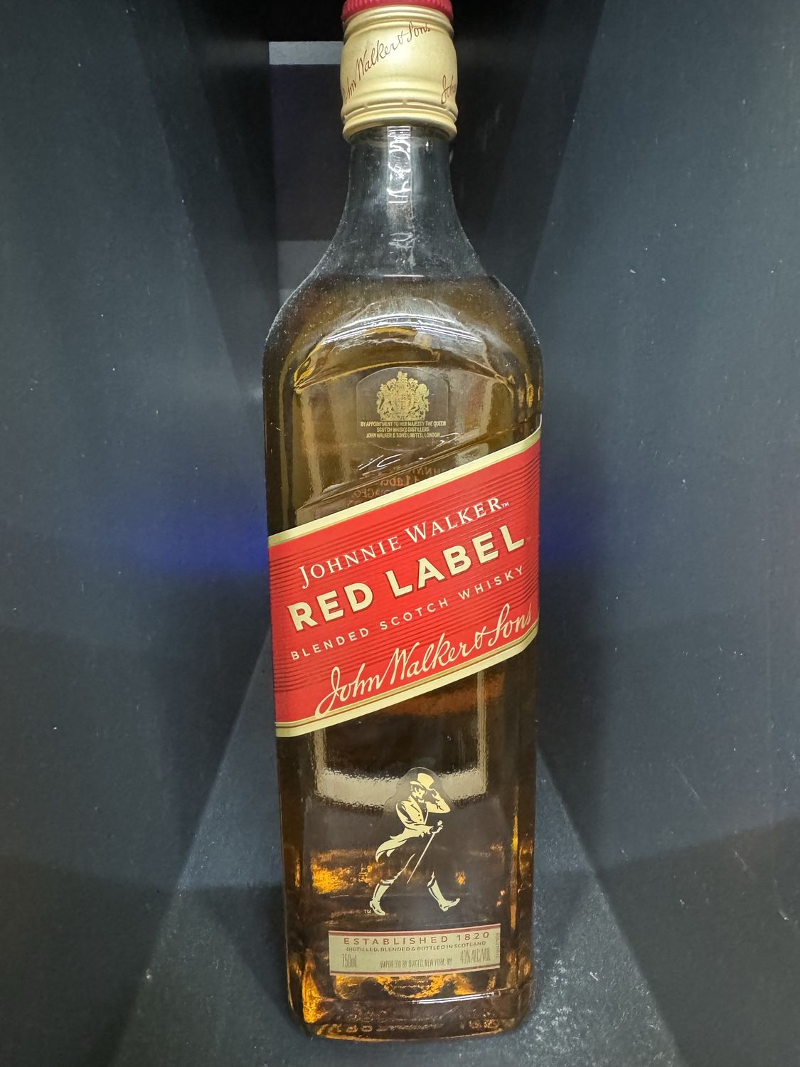JOHNNIE WALKER RED LABEL 750ML