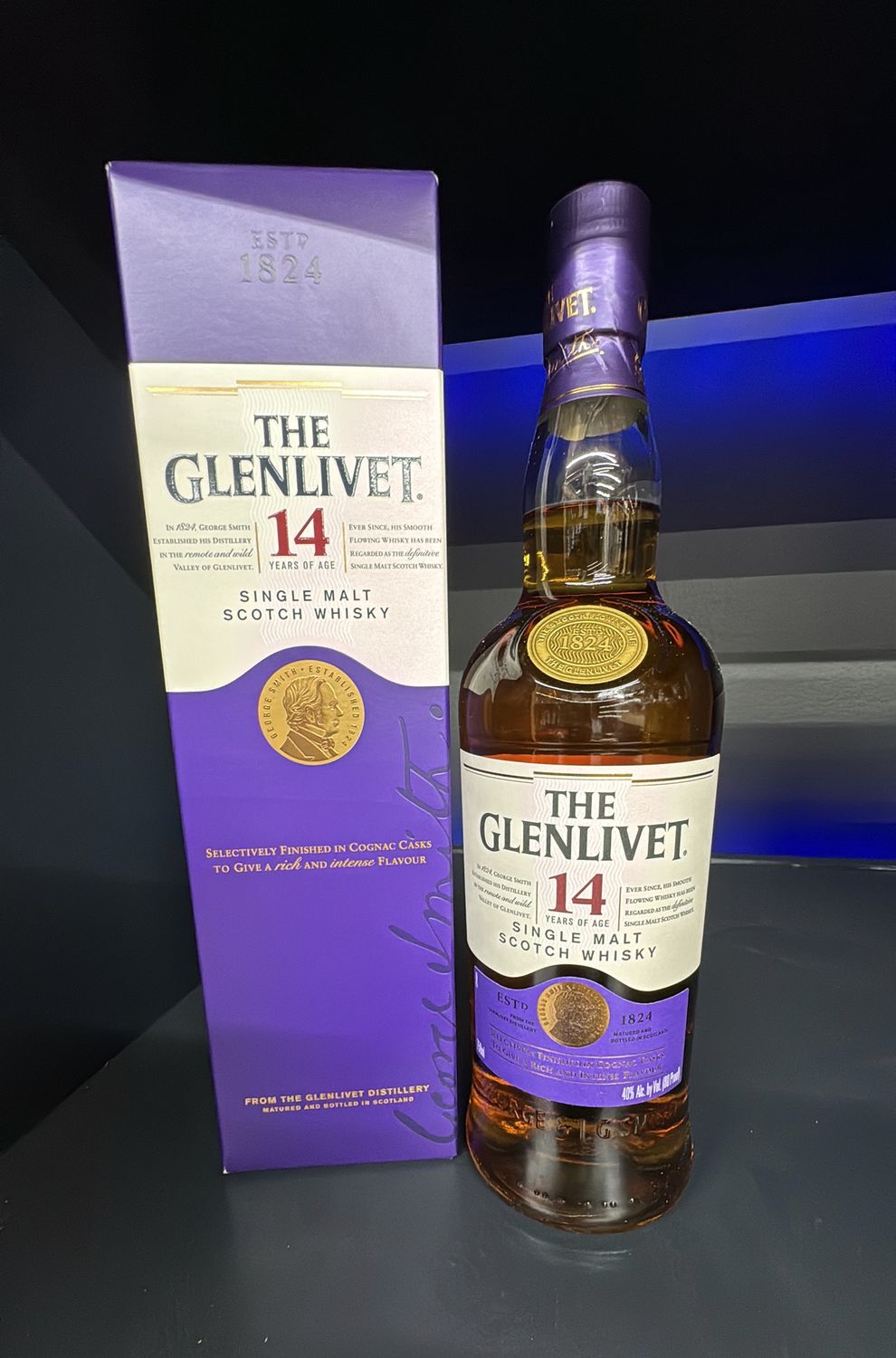 GLENLIVET 14YR 750ML
